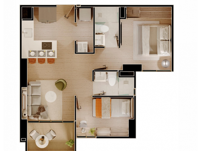 Apartamento en venta en Calasanz Parte Alta, Medellín · foto 9 de 9