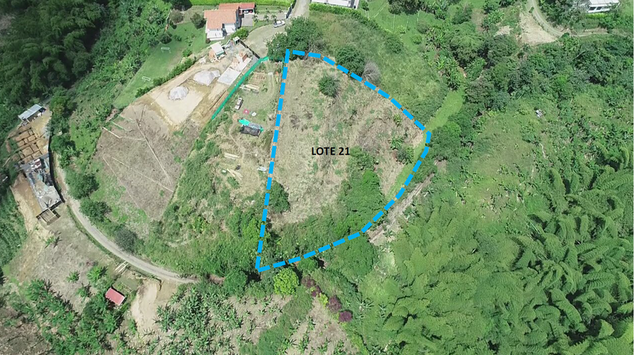 Lote en venta en Morelia, Pereira, 1621 m² · foto 2 de 3