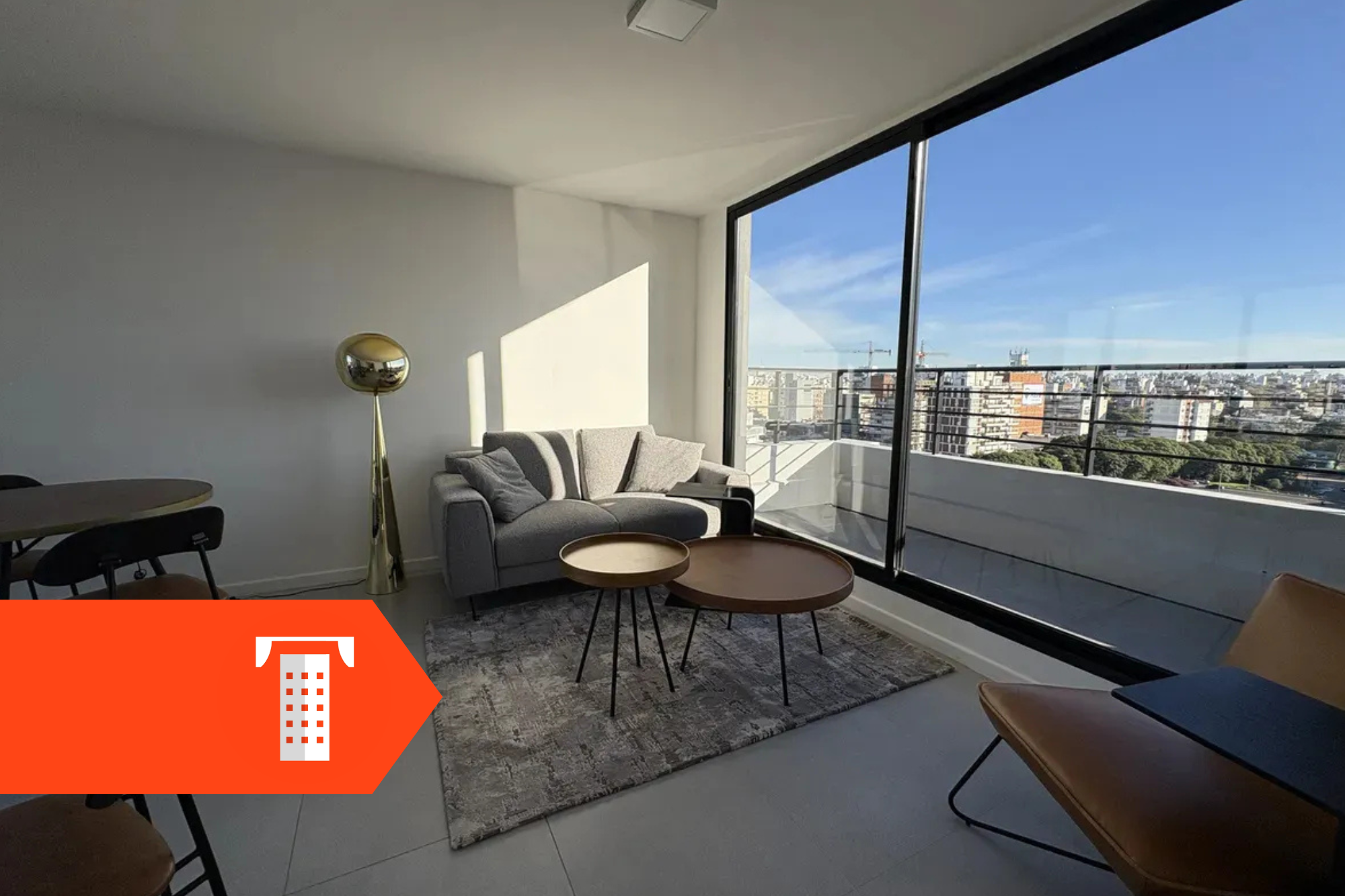 Alquiler Apartamento 1 Dormitorio Amoblado Punta Carretas Con Garage Living Marina - Rh-13941 · Foto 1