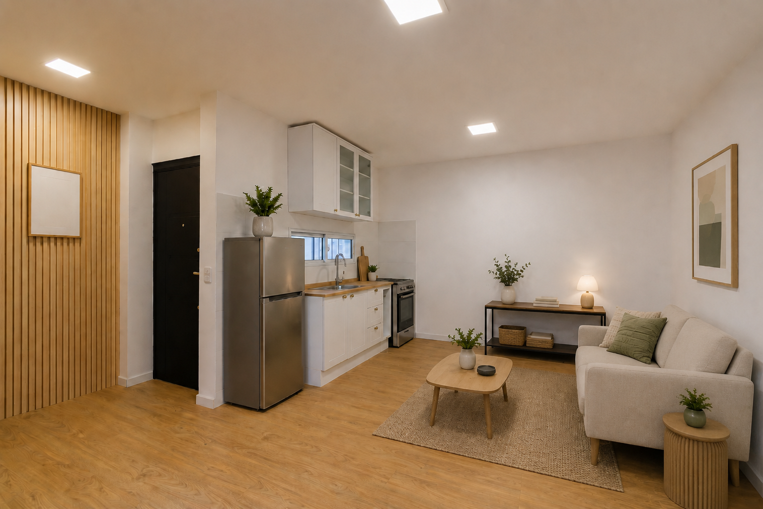 VENTA APARTAMENTO POCITOS, 1 dorm, 1 baño y azotea transitable. - Widok 2
