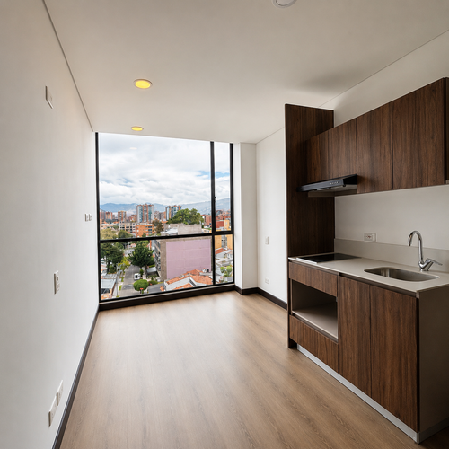 Apartaestudio en venta en El Contador, Bogotá, 20 m² · foto 2 de 6