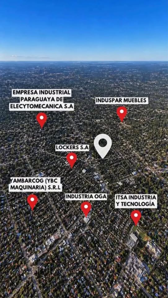 Terreno de 2.069 m2 en venta en Zona Industrial de Lambaré al límite con Villa Elisa — foto 3