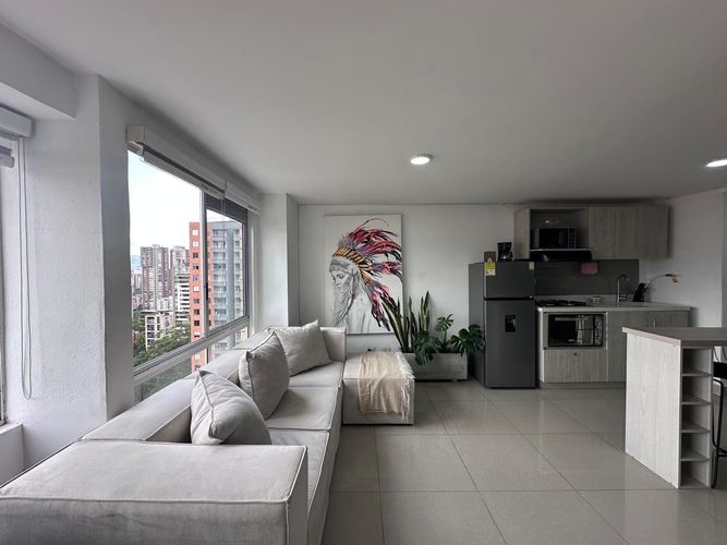 Apartamento de 2 alcobas en arriendo en El Poblado, Medellín, 45 m² · foto 6 de 16