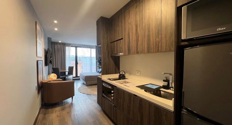 Apartamento de 1 alcoba en arriendo en Chico Norte, Bogotá, 31 m² · foto 12 de 24