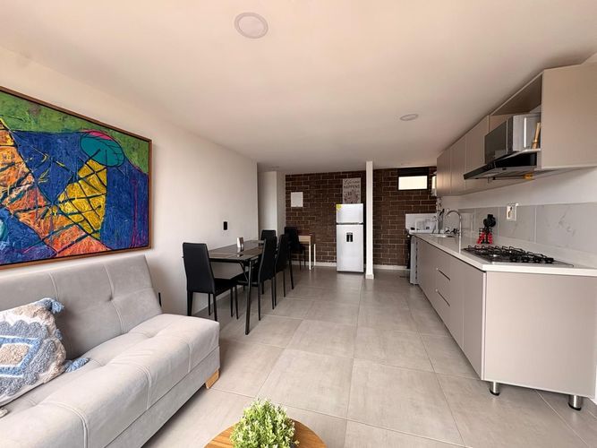 Apartamento de 1 alcoba en arriendo en Entreamigos, Sabaneta, 52 m² · foto 3 de 11