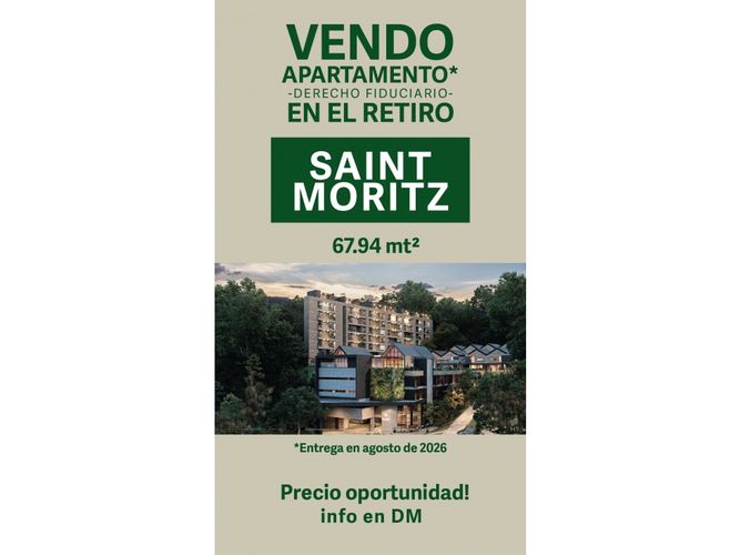 Apartamento de 2 alcobas en venta en El Retiro, 64 m² · foto 3 de 6