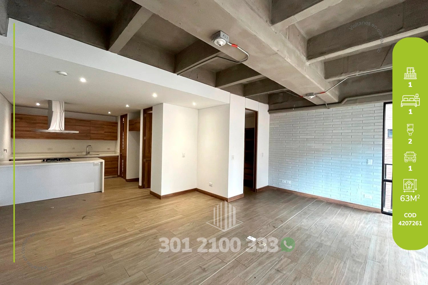 1BR Apartment in Simesa (63 m²)