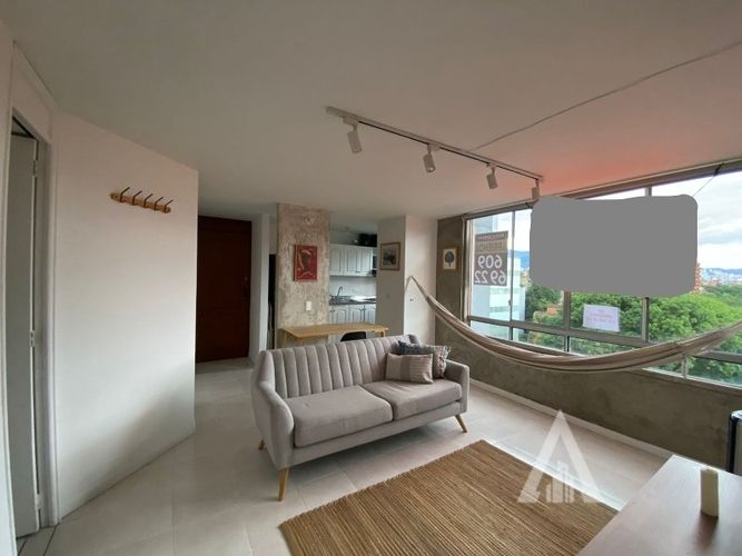 Apartamento de 2 alcobas en arriendo en El Poblado, Medellín, 50 m² · foto 8 de 10
