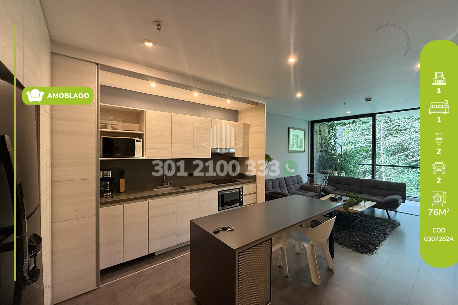 Apartaestudio en Arriendo en Las Palmas, Envigado