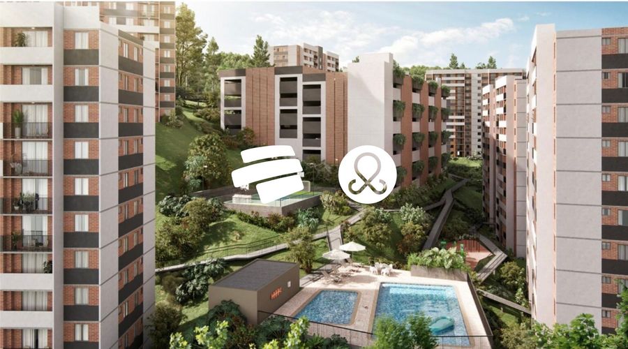 Apartamento de 2 alcobas en venta en Abreo, Rionegro, 48 m² · foto 5 de 12