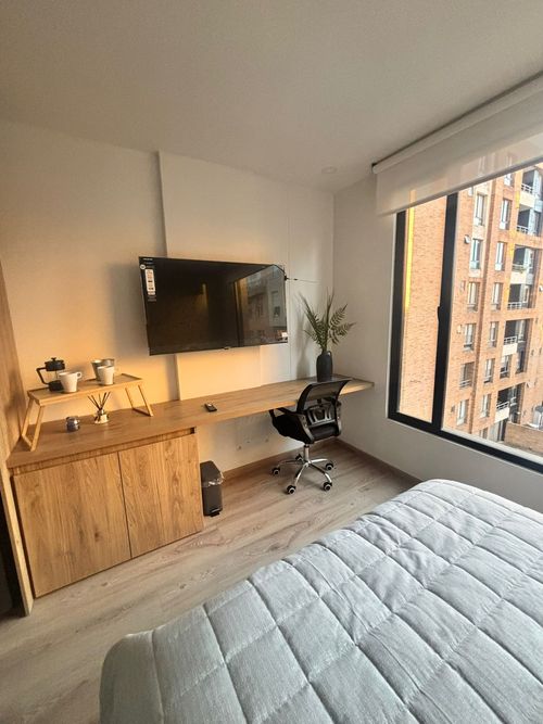 Apartaestudio en venta en Chico Norte, Bogotá, 27 m² · foto 2 de 15