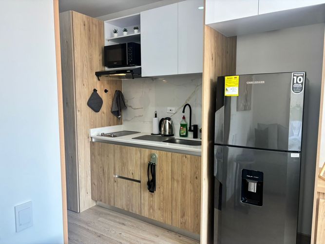 Apartaestudio en venta en Chico Norte, Bogotá, 27 m² · foto 8 de 15