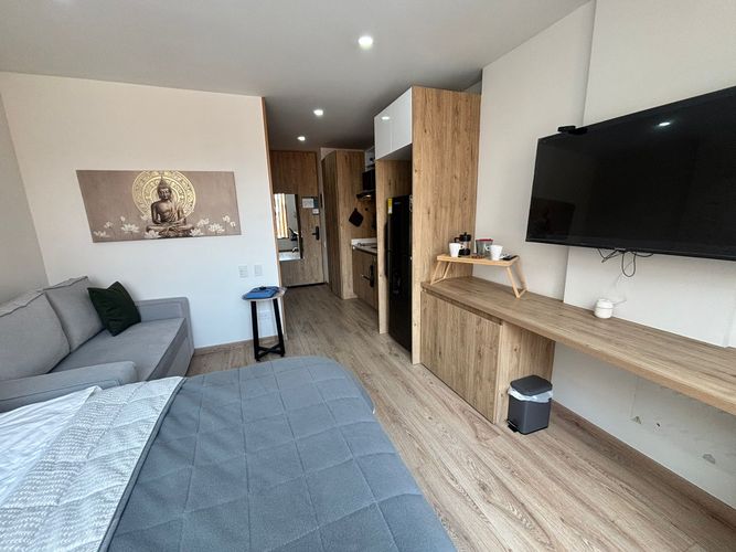 Apartaestudio en venta en Chico Norte, Bogotá, 27 m² · foto 9 de 15