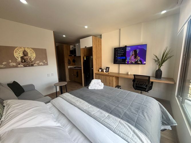 Apartaestudio en venta en Chico Norte, Bogotá, 27 m² · foto 13 de 15
