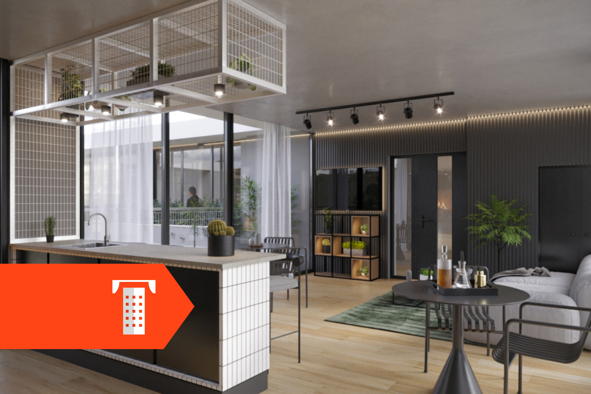 Venta Apartamento 2 Dormitorios Cordon Ventura Uptown - RH-14202