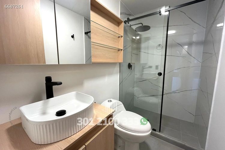 Apartamento de 1 alcoba en arriendo en Los Balsos, Medellín, 61 m² · foto 15 de 24