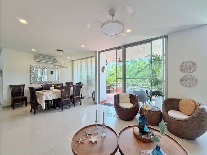 Apartamento de 3 alcobas en venta en Condominio Laguna Club, Cartagena, 159 m² · foto 7 de 24