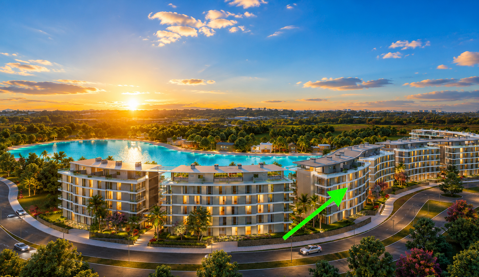 Departamento premium en Aqua Terra con vista directa a la laguna con financiación privada - foto 3