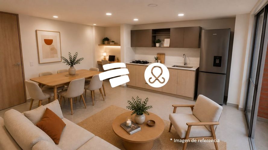 Apartamento de 3 alcobas en venta en Loma De La Doctora, Sabaneta, 62 m² · foto 9 de 13