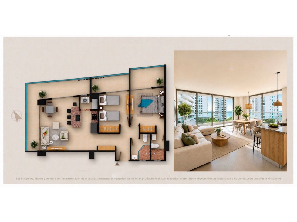 Apartamento en venta en Bellavista, Santa Marta · foto 5 de 8