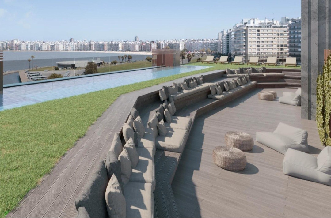 Apartamento a Estrenar en Rambla de Pocitos - Meer