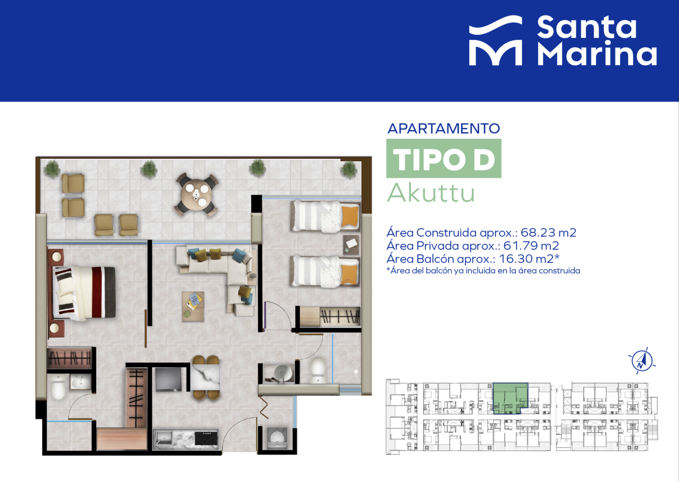 Apartamento en venta en Don Jaca, Santa Marta · foto 6 de 16