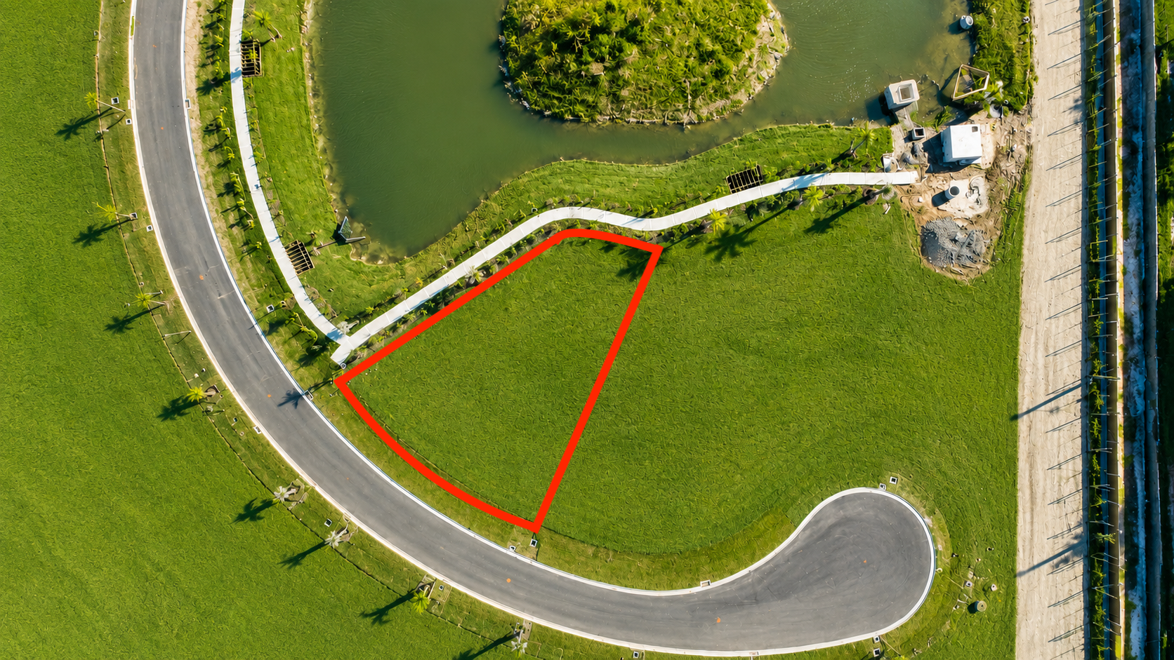 Terreno premium de 804 m2, con vista al lago y una isla y máxima privacidad en Aqua Delta — foto 2