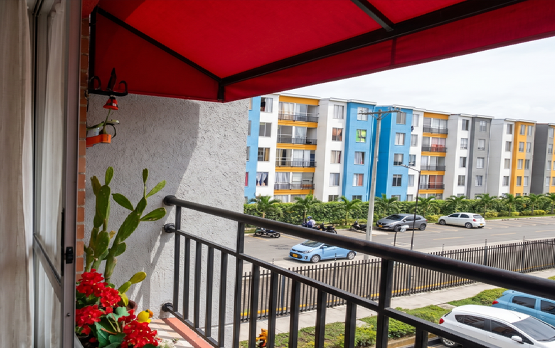 Apartamento de 2 alcobas en venta en Las Vegas De Comfandi, Cali, 55 m² · foto 6 de 7