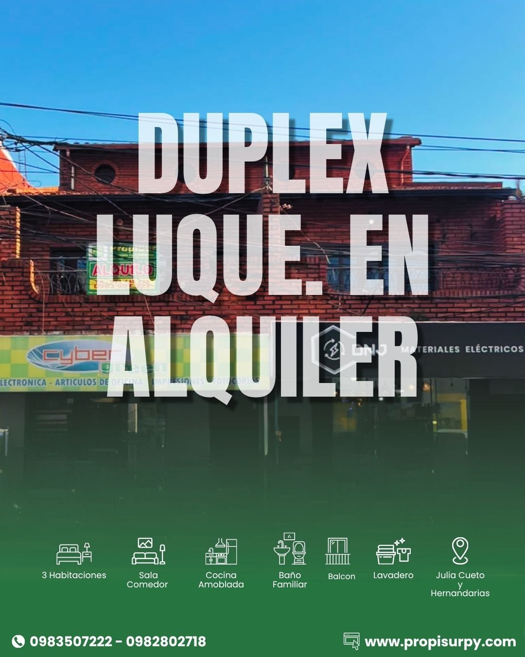 CASA EN ALQUILER - SAN LORENZO