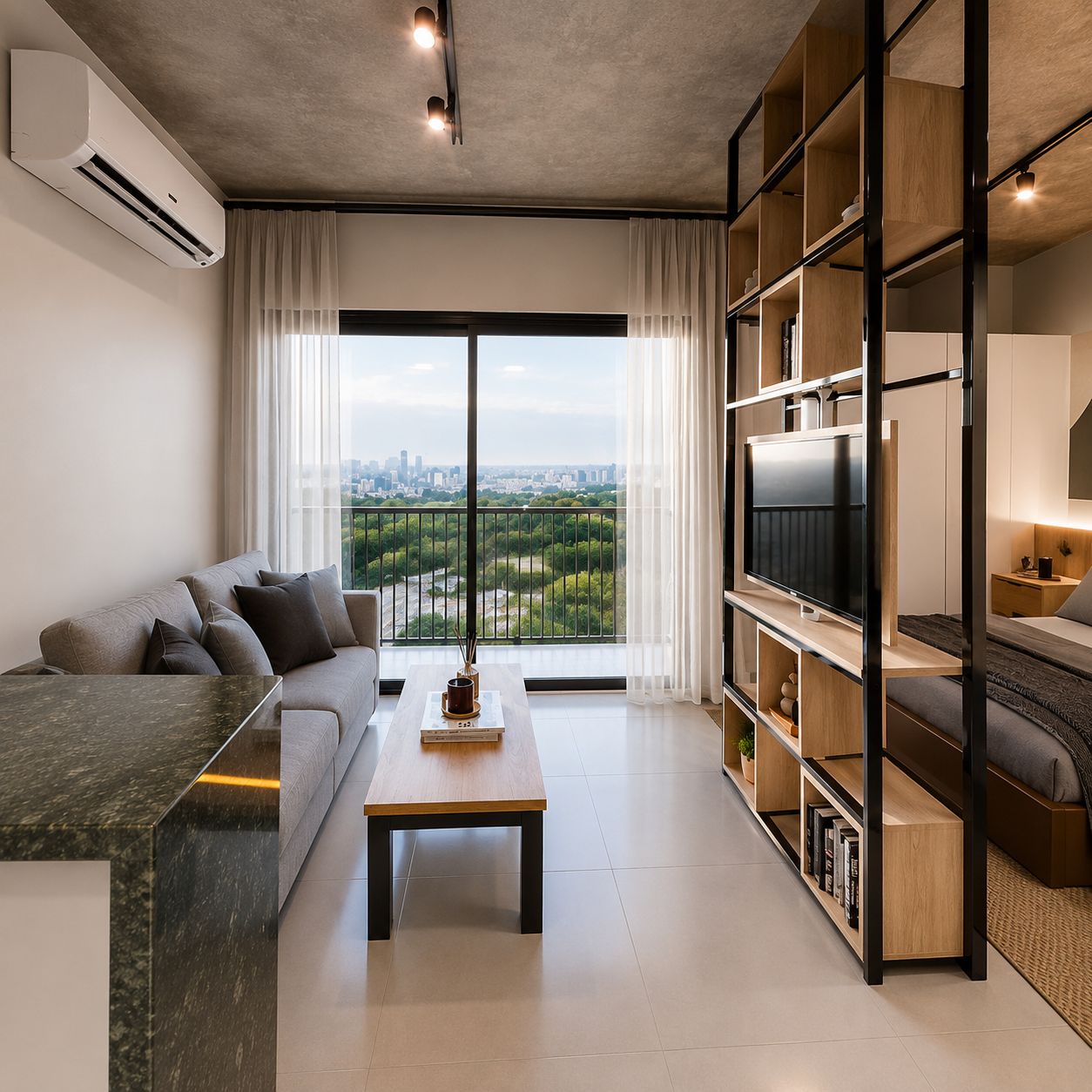 Exclusivo Monoambiente de Diseño en PORTA 05 Laguna Grande – Inversión Inteligente con Ubicación Premium y Estilo Moderno. — foto 2