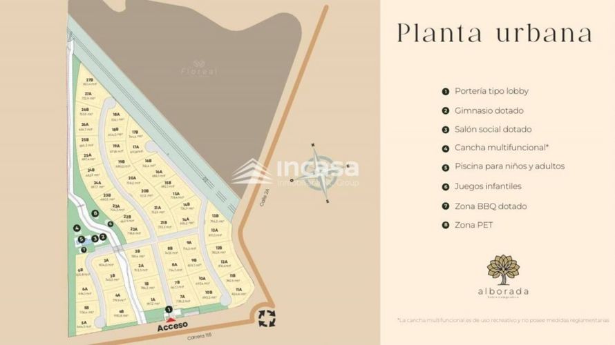 Lote en venta en La Riverita, Cali, 684 m² · foto 3 de 3