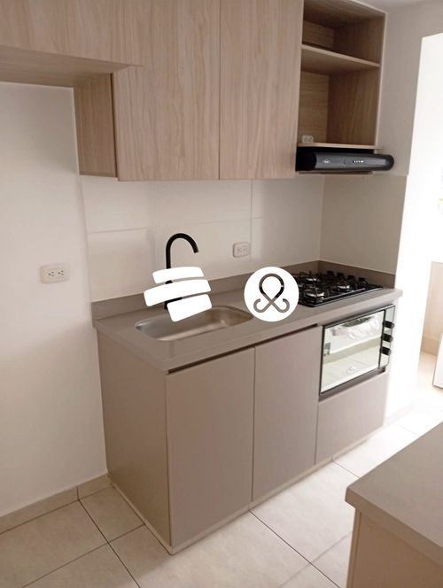 Apartamento de 2 alcobas en venta en La Macarena, Rionegro, 51 m² · foto 2 de 14