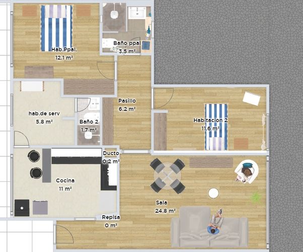 Apartamento en venta en Monaco, Bogotá · foto 24 de 24