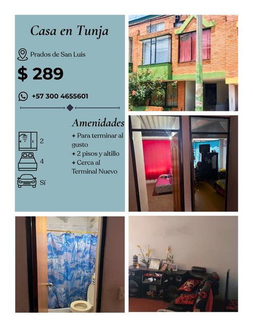 Casa de 4 alcobas en venta en Tunja, Tunja, 125 m² · foto 4 de 19