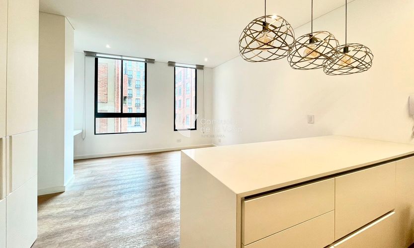 Apartamento de 1 alcoba en venta en El Virrey, Bogotá, 47 m² · foto 4 de 10