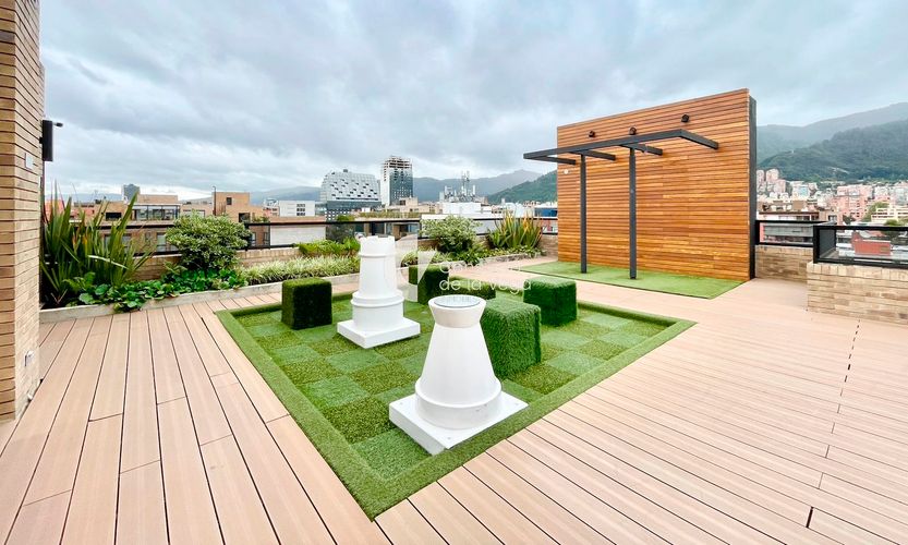 Apartamento de 1 alcoba en venta en El Virrey, Bogotá, 47 m² · foto 9 de 10