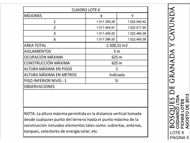 Lote en venta en Pradera De Potosi, La Calera, 2500 m² · foto 22 de 22