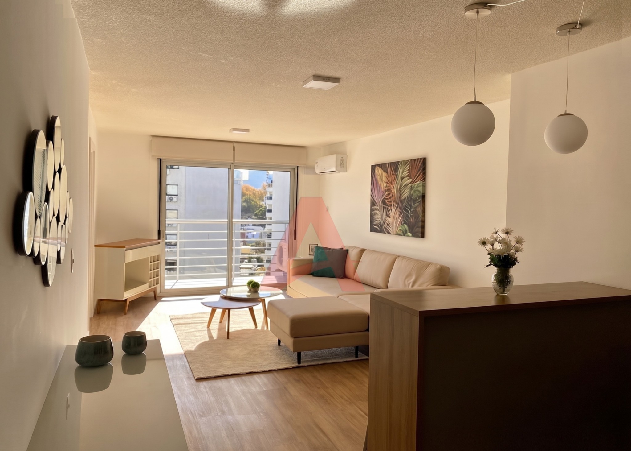 POCITOS ALQUILER APARTAMENTO AMUEBLADO DE 1 DORMITORIO CON GARAJE · Foto 2
