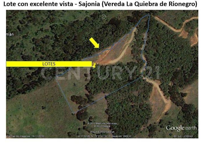 Lote en venta en La Quiebra, Rionegro, 830 m² · foto 12 de 15