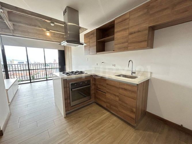 Apartamento de 1 alcoba en arriendo en Simesa, Medellín, 47 m² · foto 2 de 14