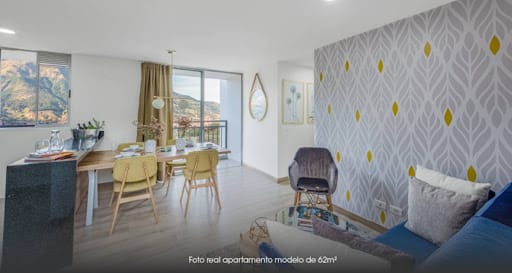 Apartamento de 2 alcobas en venta en Bucaros, Bello, 63 m² · foto 6 de 11
