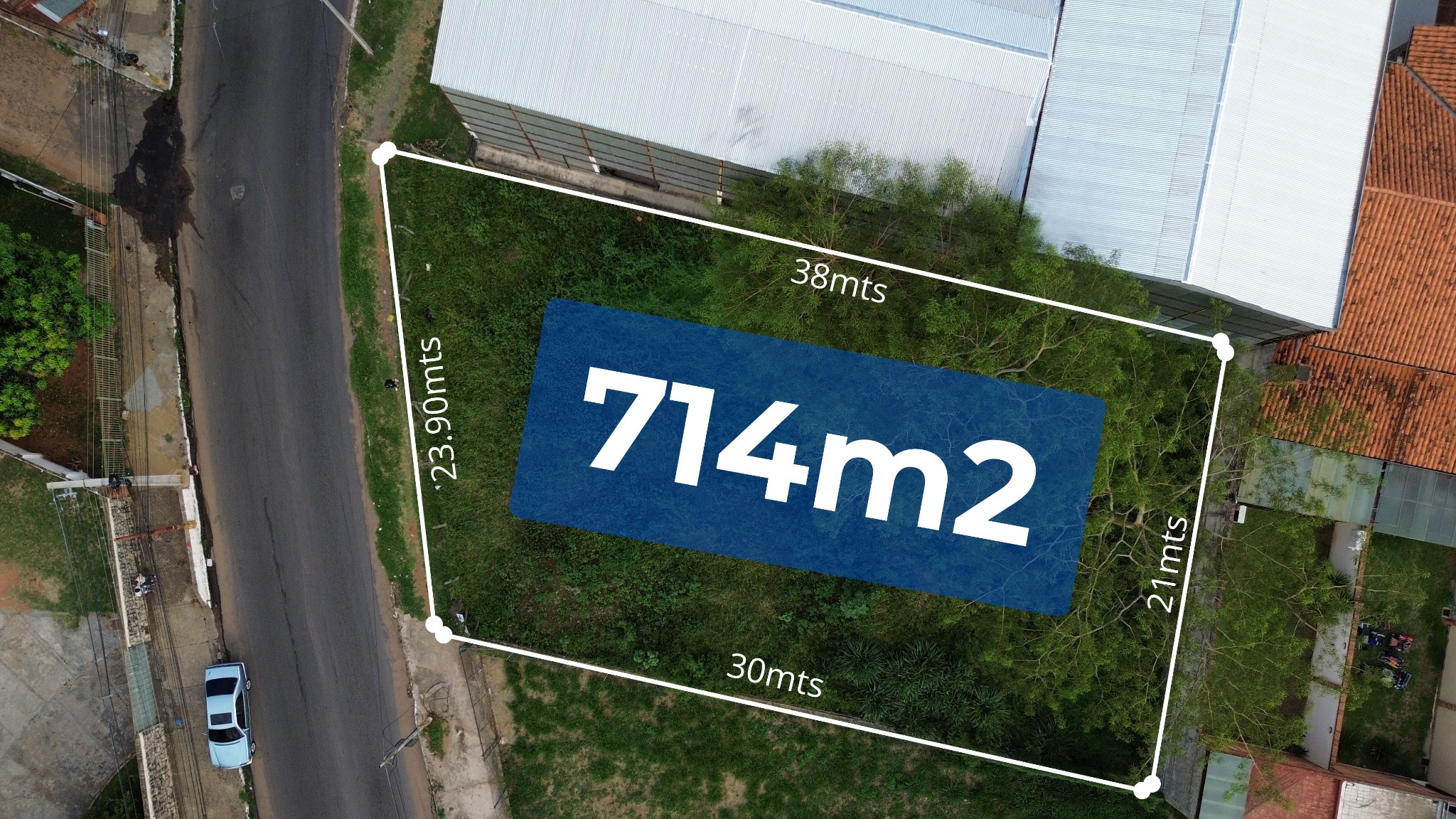 excelente oportunidad terreno de 714mts2 en fernando de la mora zona norte — foto 2
