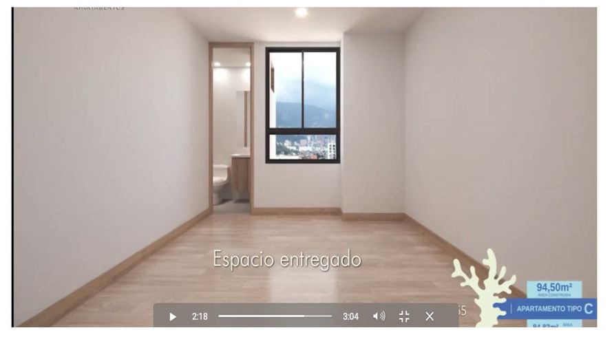 Apartamento de 3 alcobas en venta en Laureles, Medellín, 94 m² · foto 13 de 14