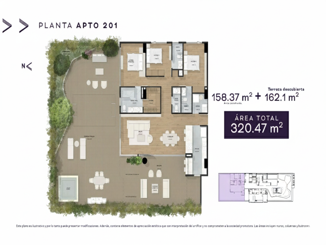 Apartamento de 1 alcoba en venta en Villa Carlota, Medellín, 69 m² · foto 12 de 24