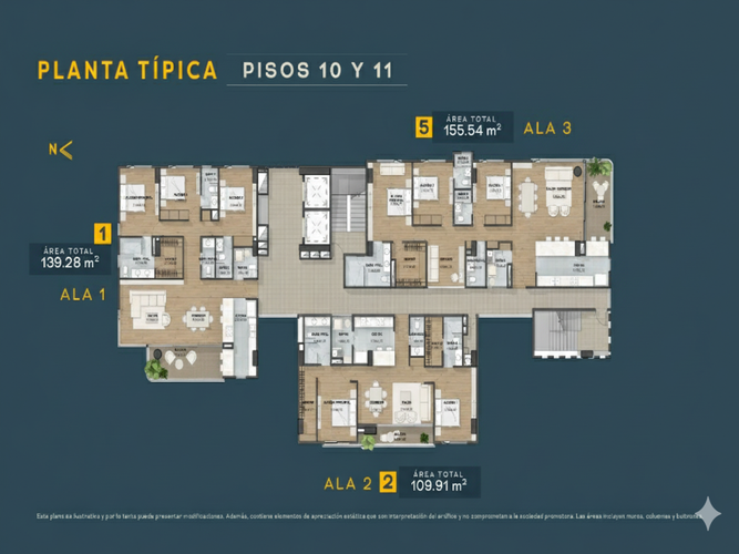 Apartamento de 1 alcoba en venta en Villa Carlota, Medellín, 69 m² · foto 18 de 24