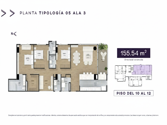 Apartamento de 1 alcoba en venta en Villa Carlota, Medellín, 69 m² · foto 19 de 24