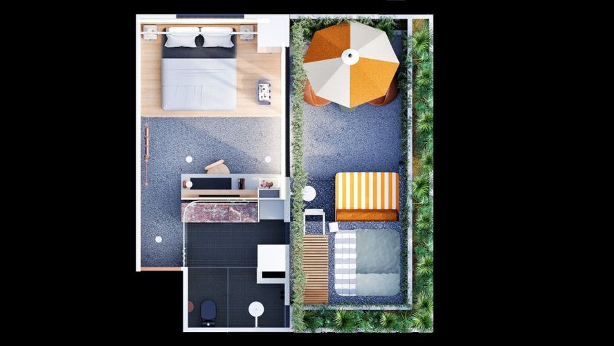 Apartaestudio en venta en Laureles, Medellín, 18 m² · foto 13 de 24
