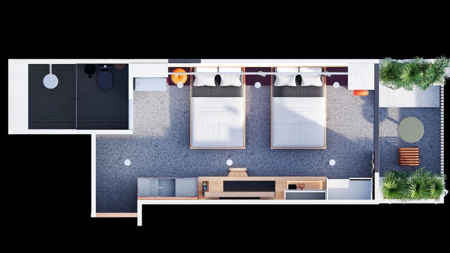 Apartaestudio en venta en Laureles, Medellín, 18 m² · foto 15 de 24