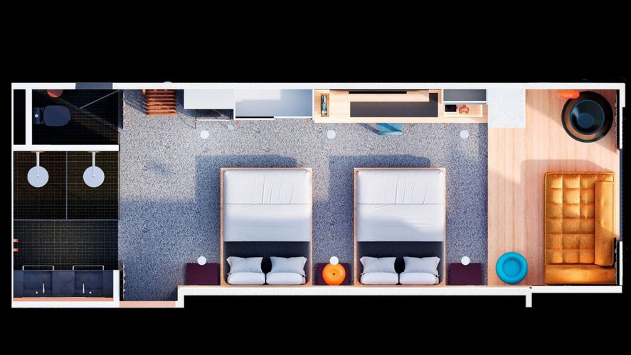 Apartaestudio en venta en Laureles, Medellín, 18 m² · foto 18 de 24