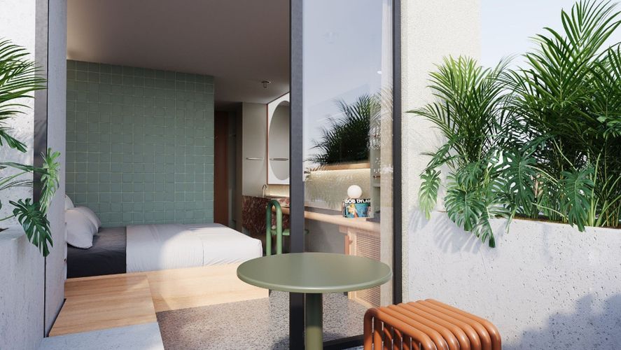 Apartaestudio en venta en Laureles, Medellín, 18 m² · foto 19 de 24